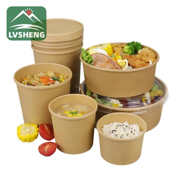 Kraft Paper Bowl biztonságos az ételek elvételéhez?