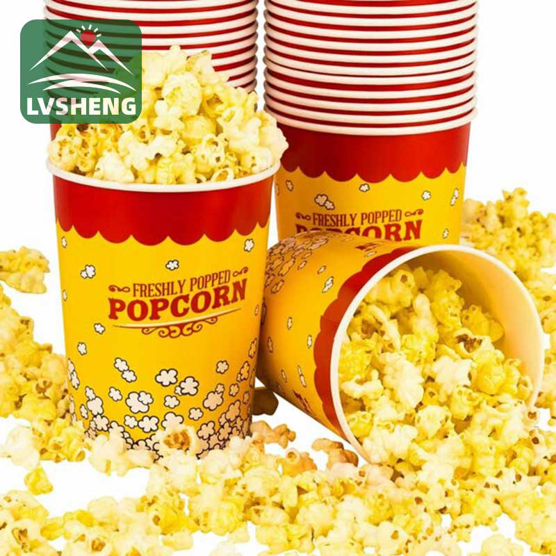 Papír vödör Popcorn